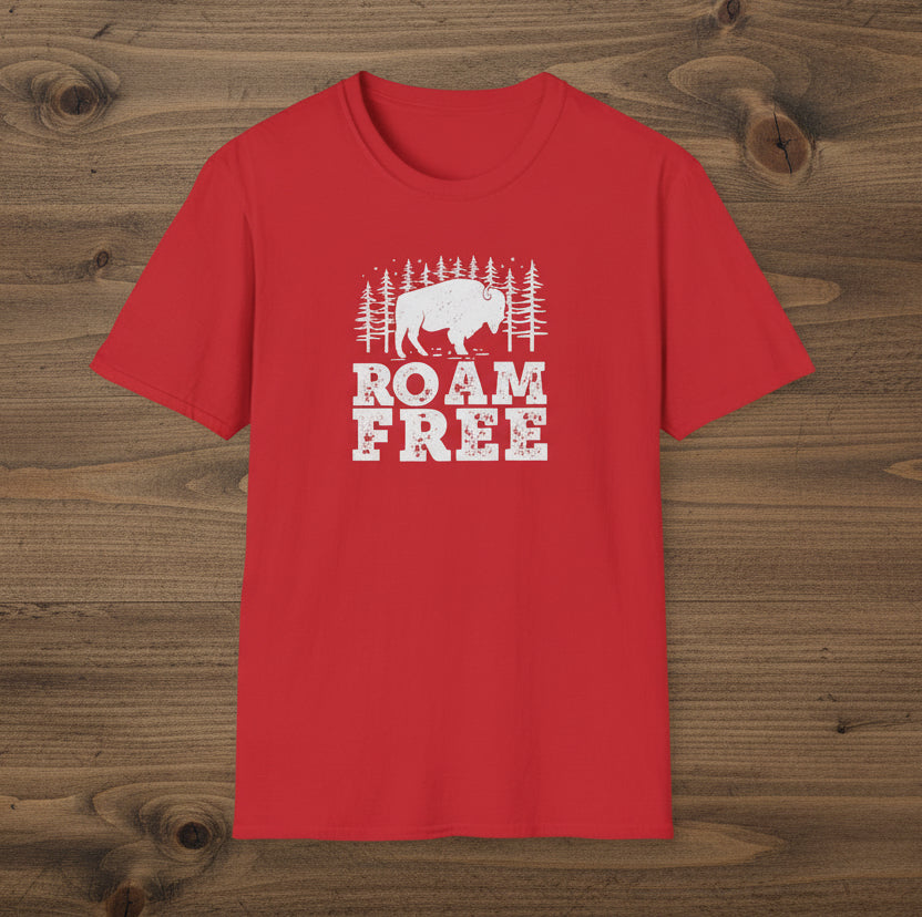 Roam Free Bison T-Shirt