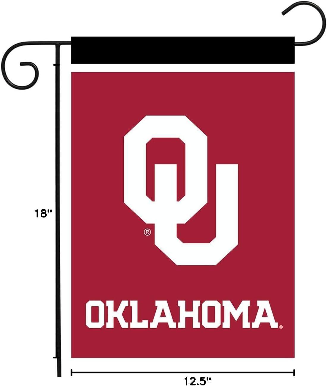 Oklahoma Sooners Garden Flag NCAA Licensed 18" X 12.5"