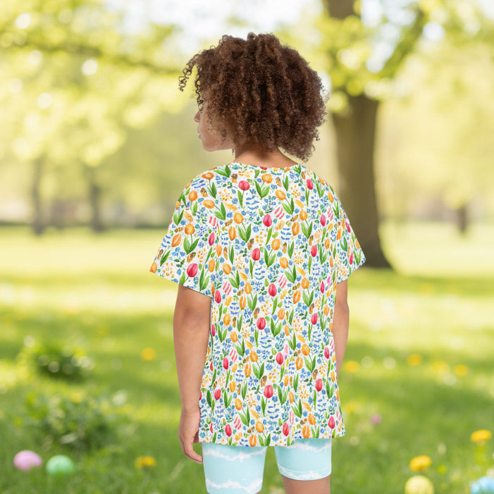 Kids Easter All-Over Print Jersey