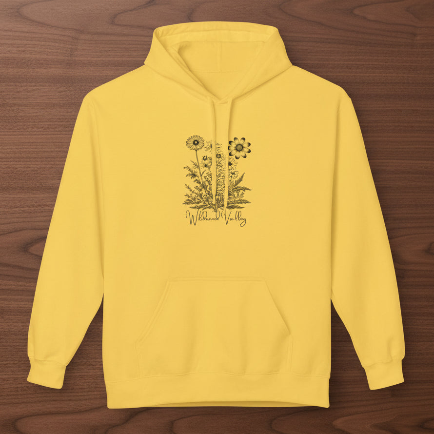 Wildwood Valley Floral Sketch Hoodie