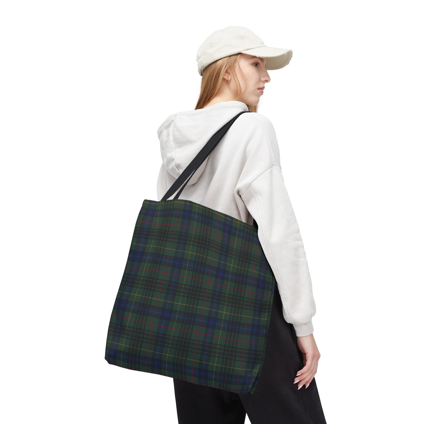Hunting Stewart Plaid Tote Bag