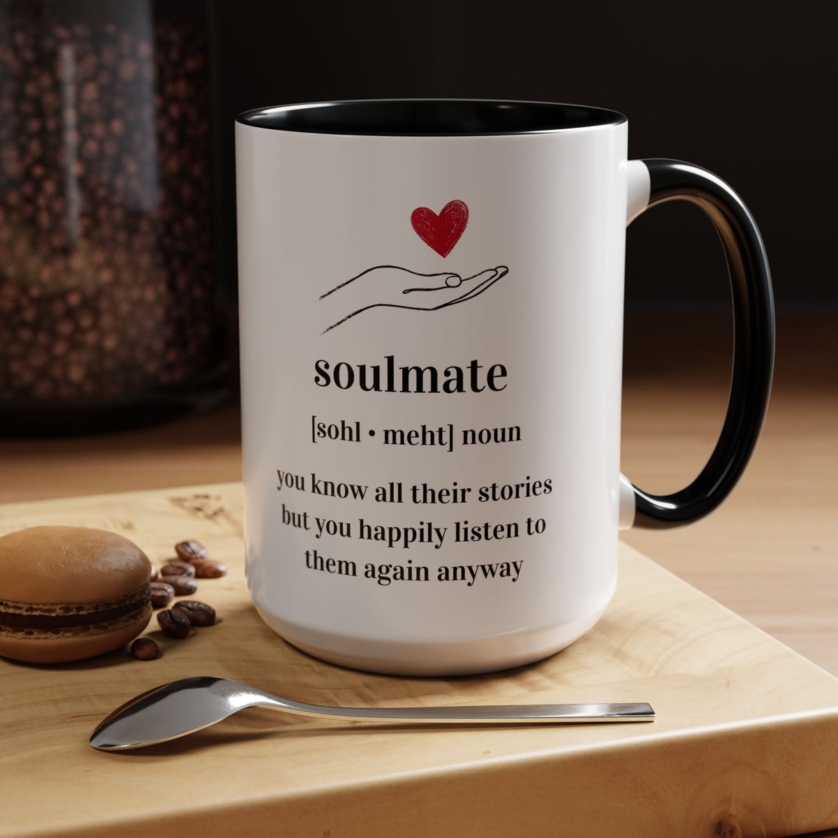 Soulmate Definition Accent Coffee Mug