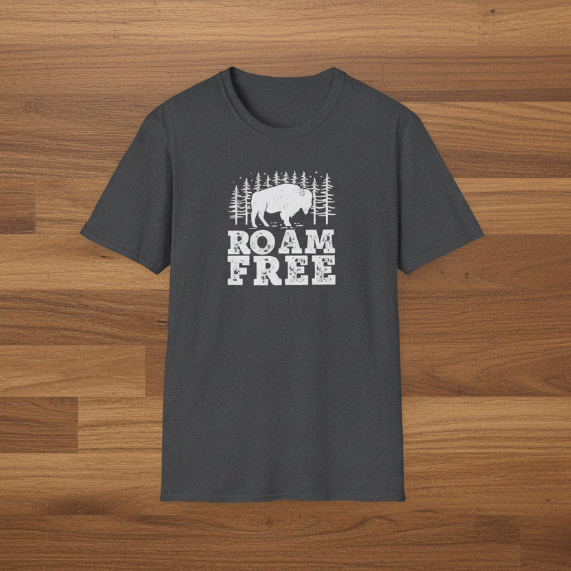 Roam Free Bison T-Shirt