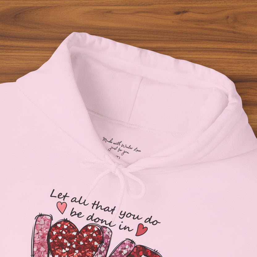 All Things in Love Valentine Hoodie