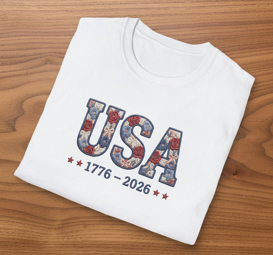USA 1776-2026 Patriotic T-Shirt