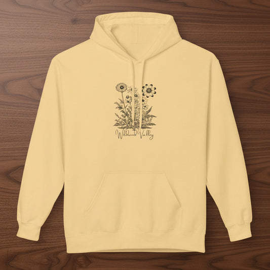 Wildwood Valley Floral Sketch Hoodie