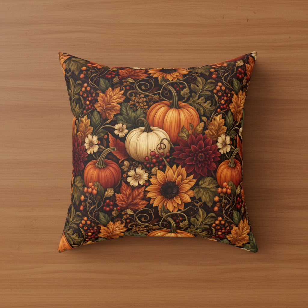 Wildwood Harvest Bloom Faux Suede Pillow