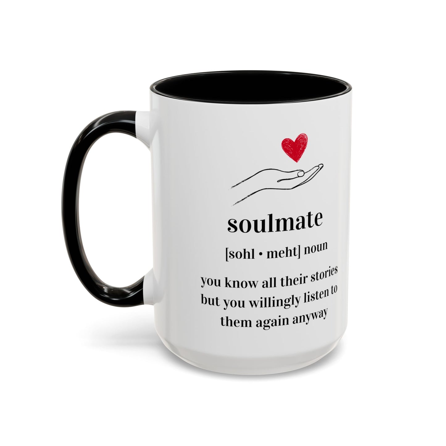 Soulmate Definition Accent Coffee Mug