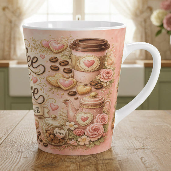 Coffee Is My Love Language Latte Mug