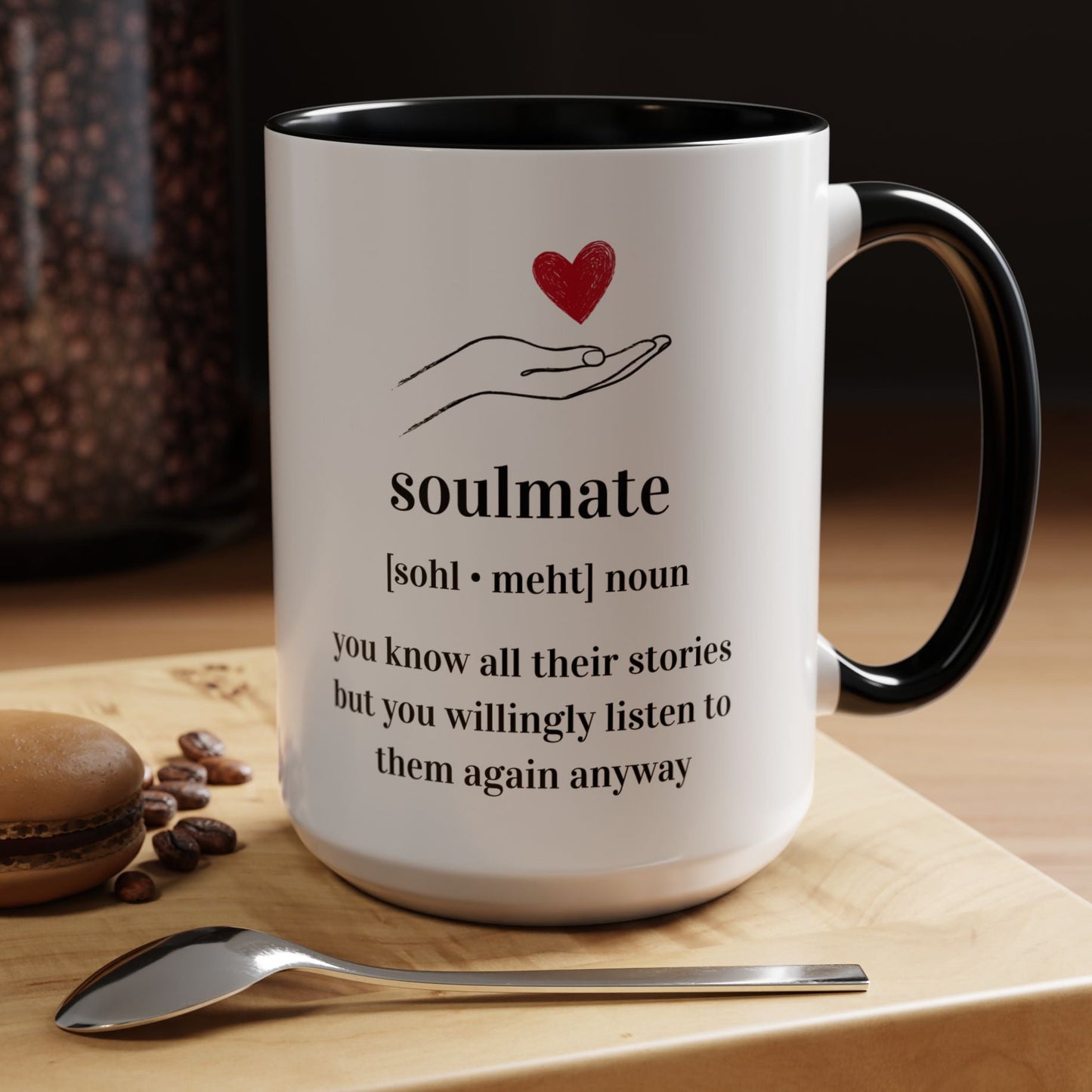 Soulmate Definition Accent Coffee Mug