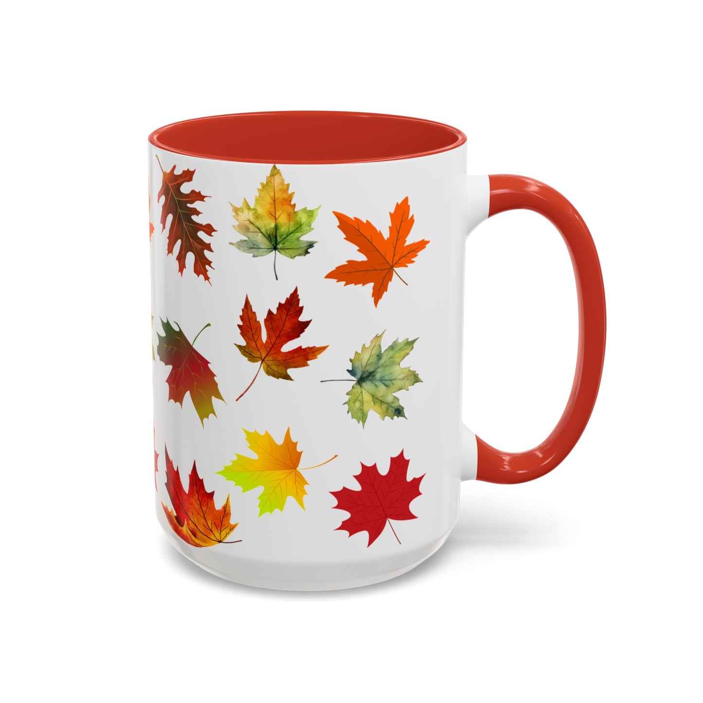 Falling Autumn Leaves Accent Mug | 11oz or 15oz