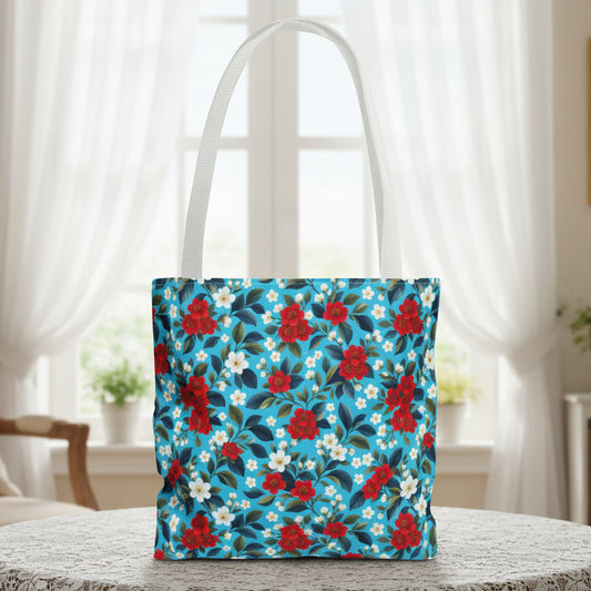 Wildwood Valley Blue Blossom Tote
