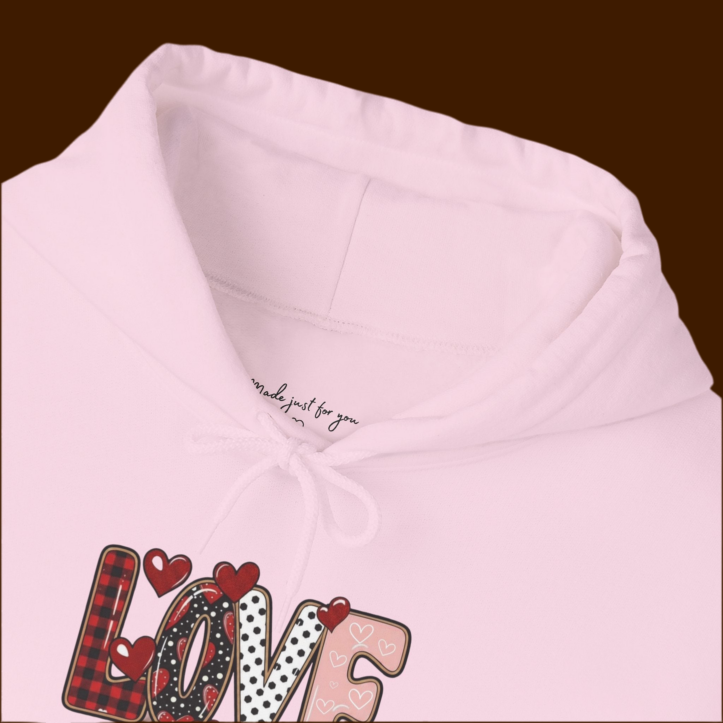 Love Never Fails Valentine’s Day Hoodie