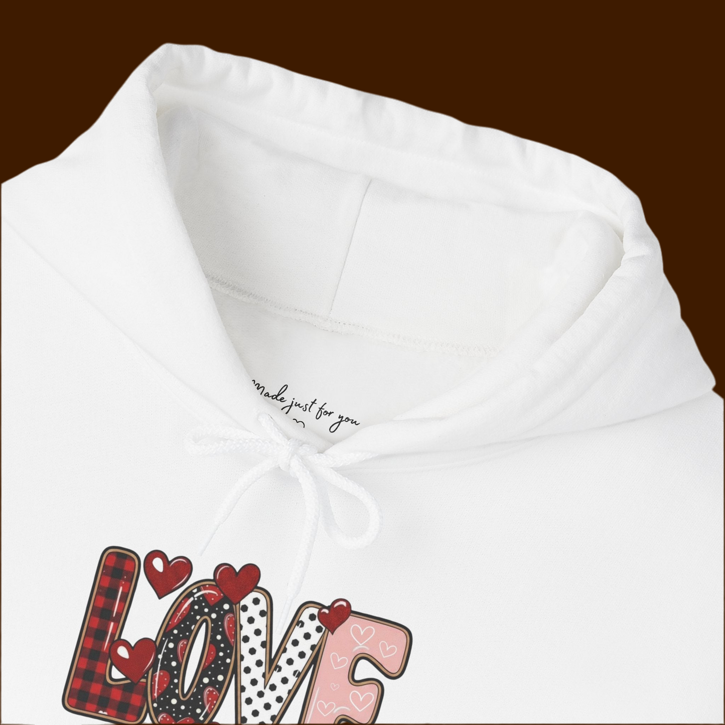 Love Never Fails Valentine’s Day Hoodie