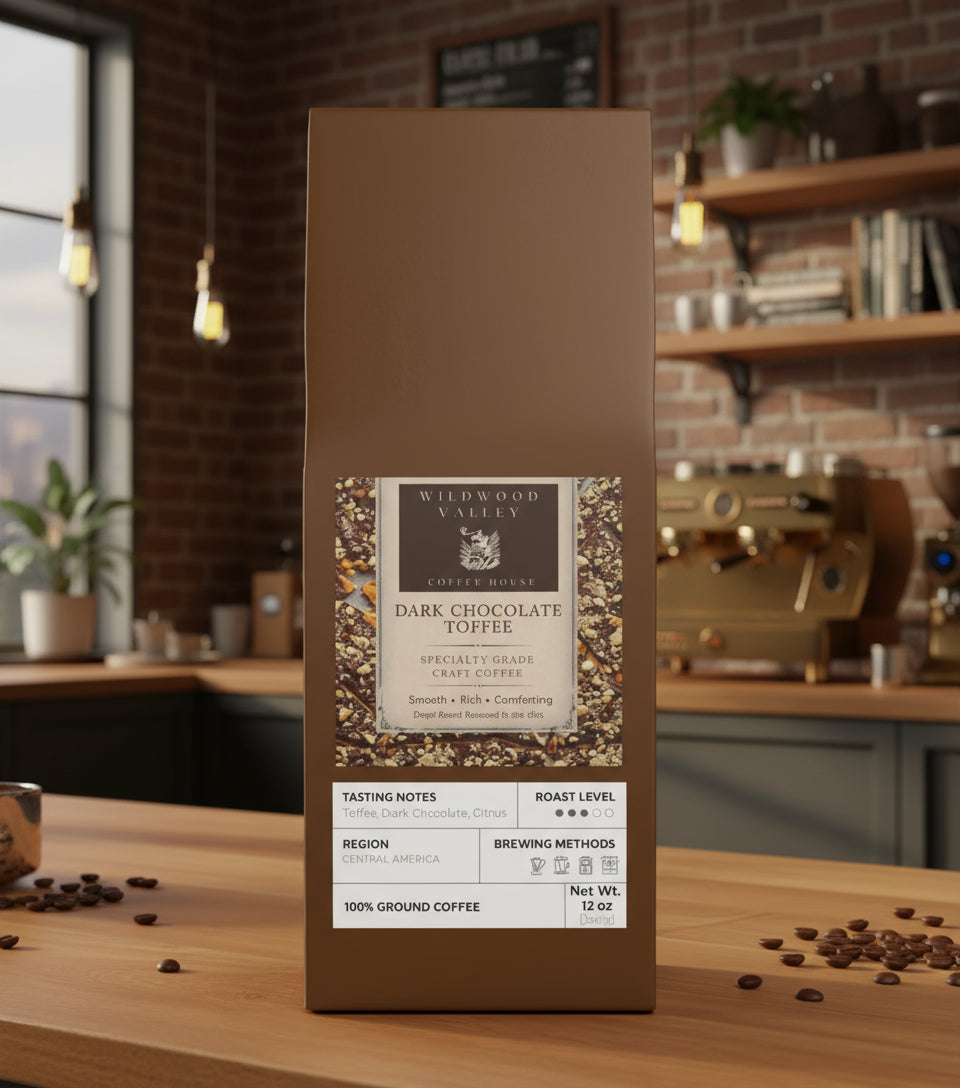 Dark Chocolate Toffee Coffee Blend | Medium Roast