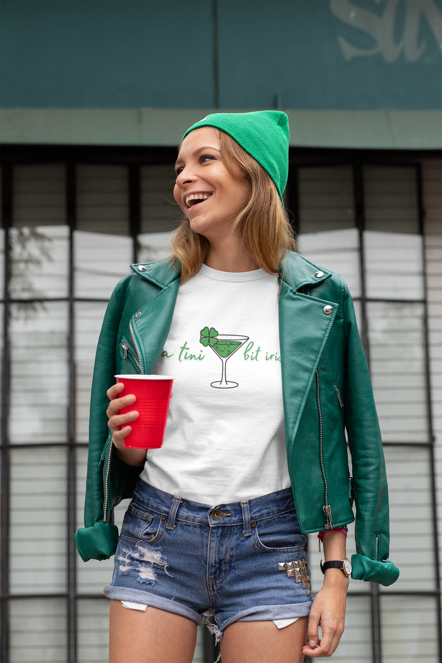 “a tini bit irish” St. Patrick's Day Tee