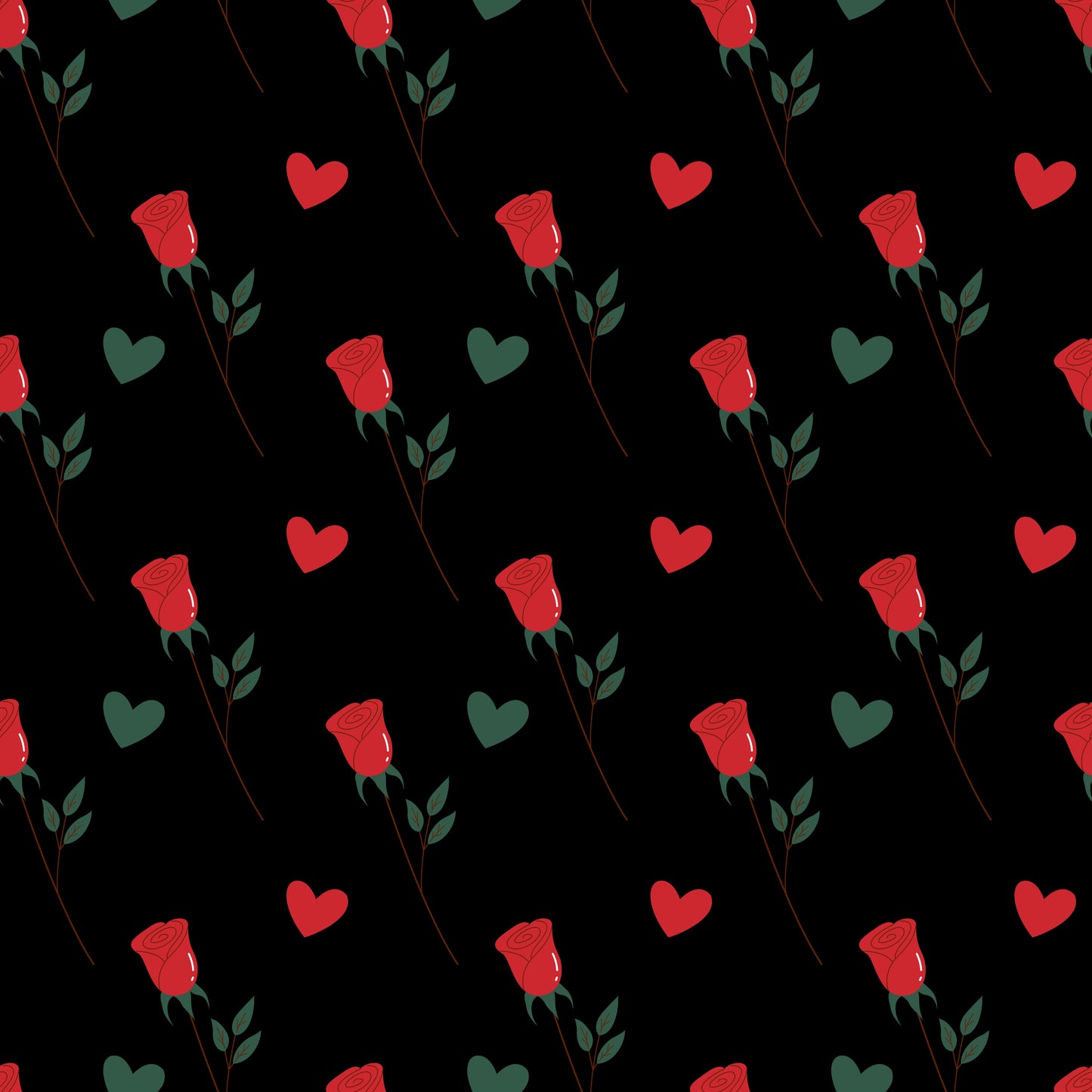 Roses and Hearts Leggings