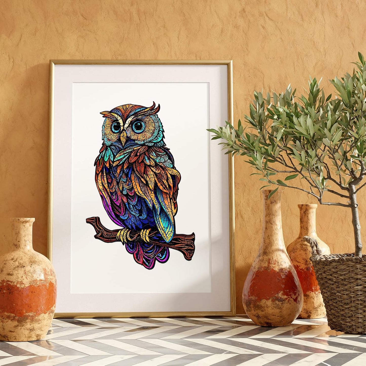 Wooden Owl Puzzle – Whimsical, Colorful & Wonderfully Crafted