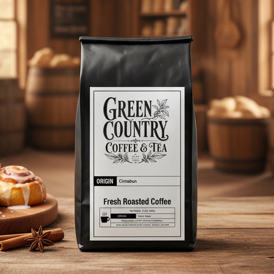 Green Country Gifts Cinnabun Coffee inspired by a sweet iced cinnamon roll