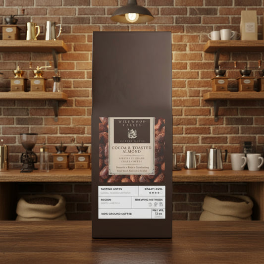 Cocoa & Toasted Almonds Coffee Blend | Medium-Dark Roast