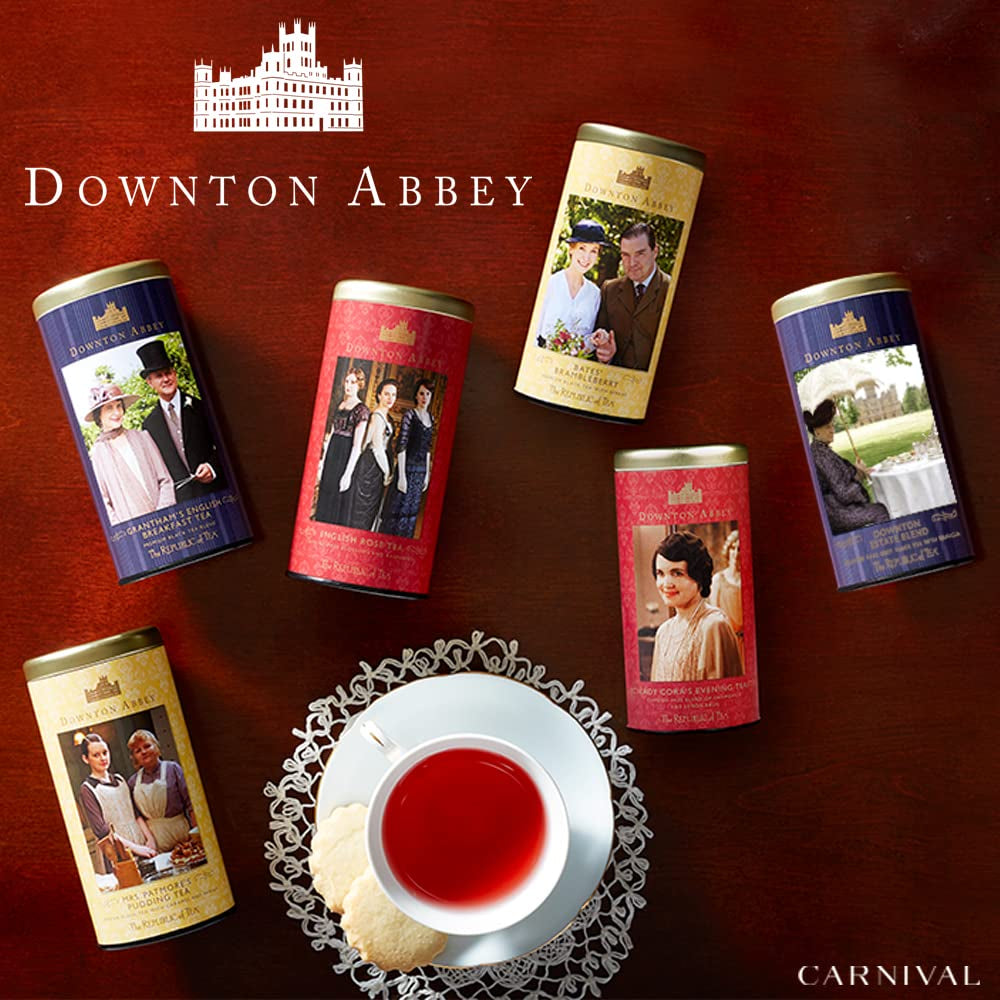 The Republic of Tea Downton Abbey Mrs. Patmore'S Pudding Tea, 36 Tea Bags, Caramel Vanilla Black Tea