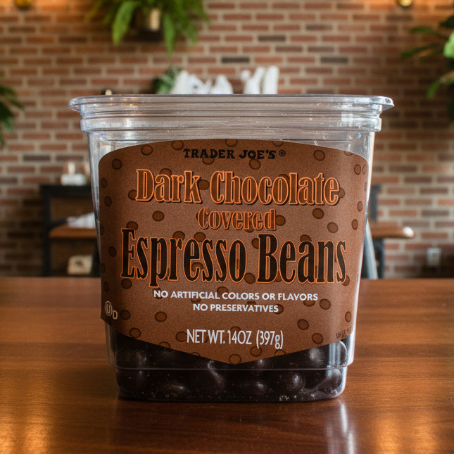 Dark Chocolate Covered Espresso Beans 14 Oz.