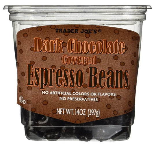 Dark Chocolate Covered Espresso Beans 14 Oz.