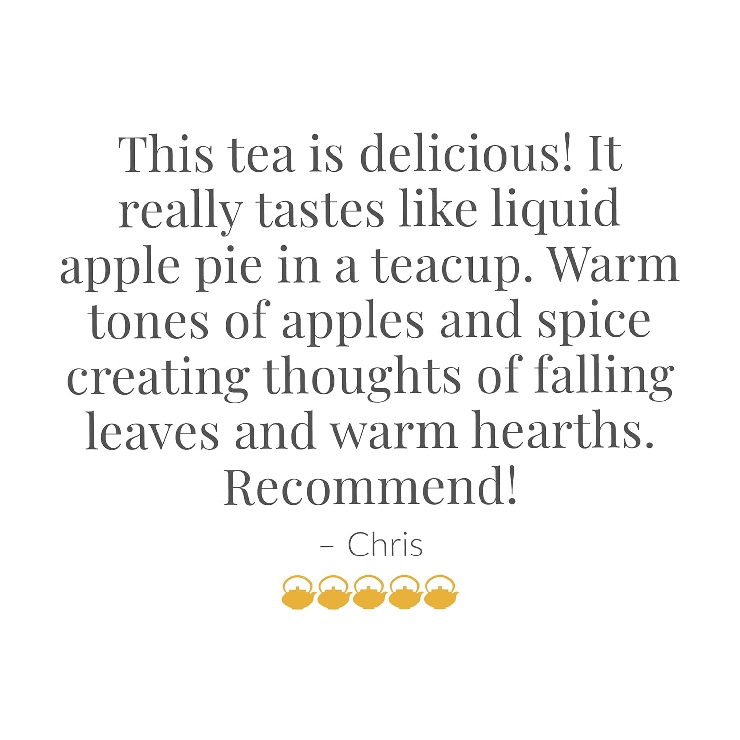 - Apple Pie Chai Herbal Tea, 36 Tea Bags